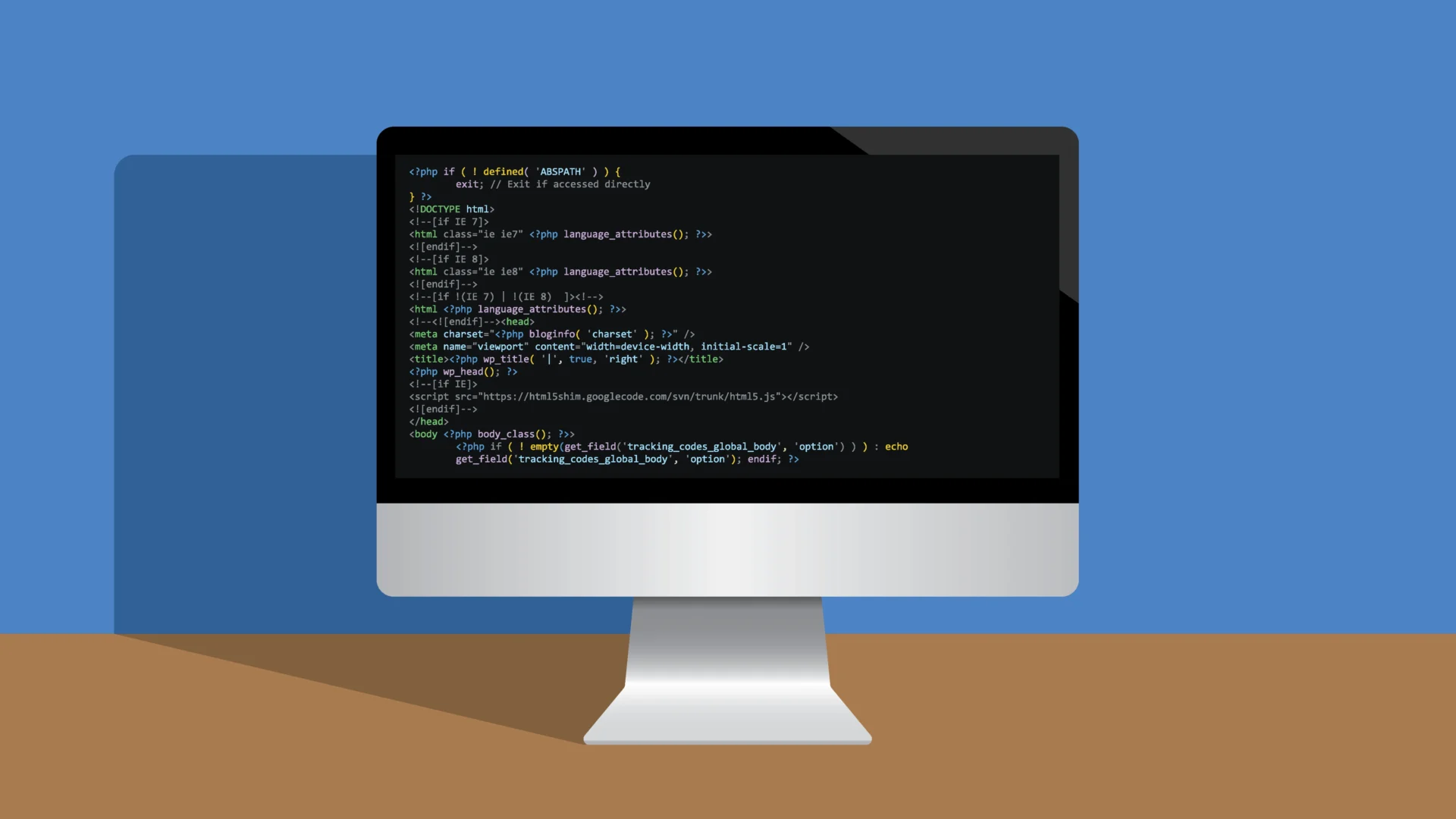 clip art image of website code