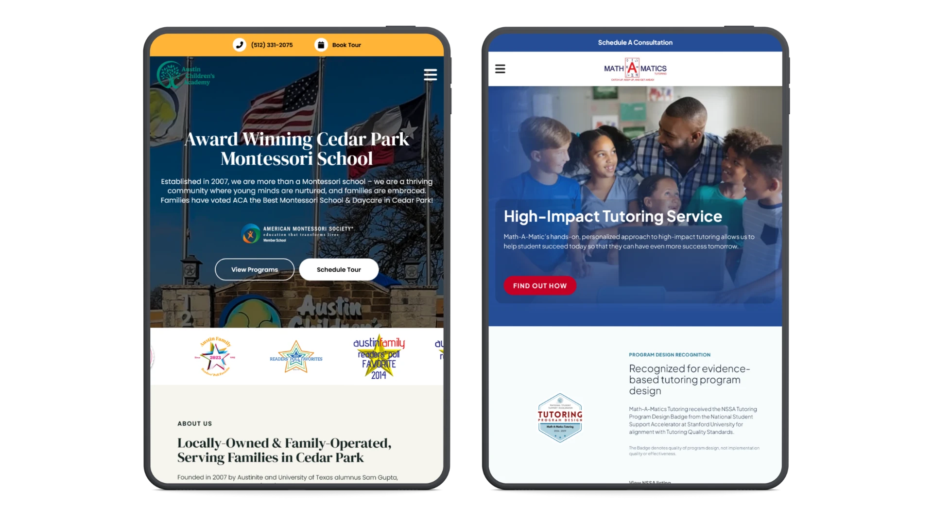 combination images of websites