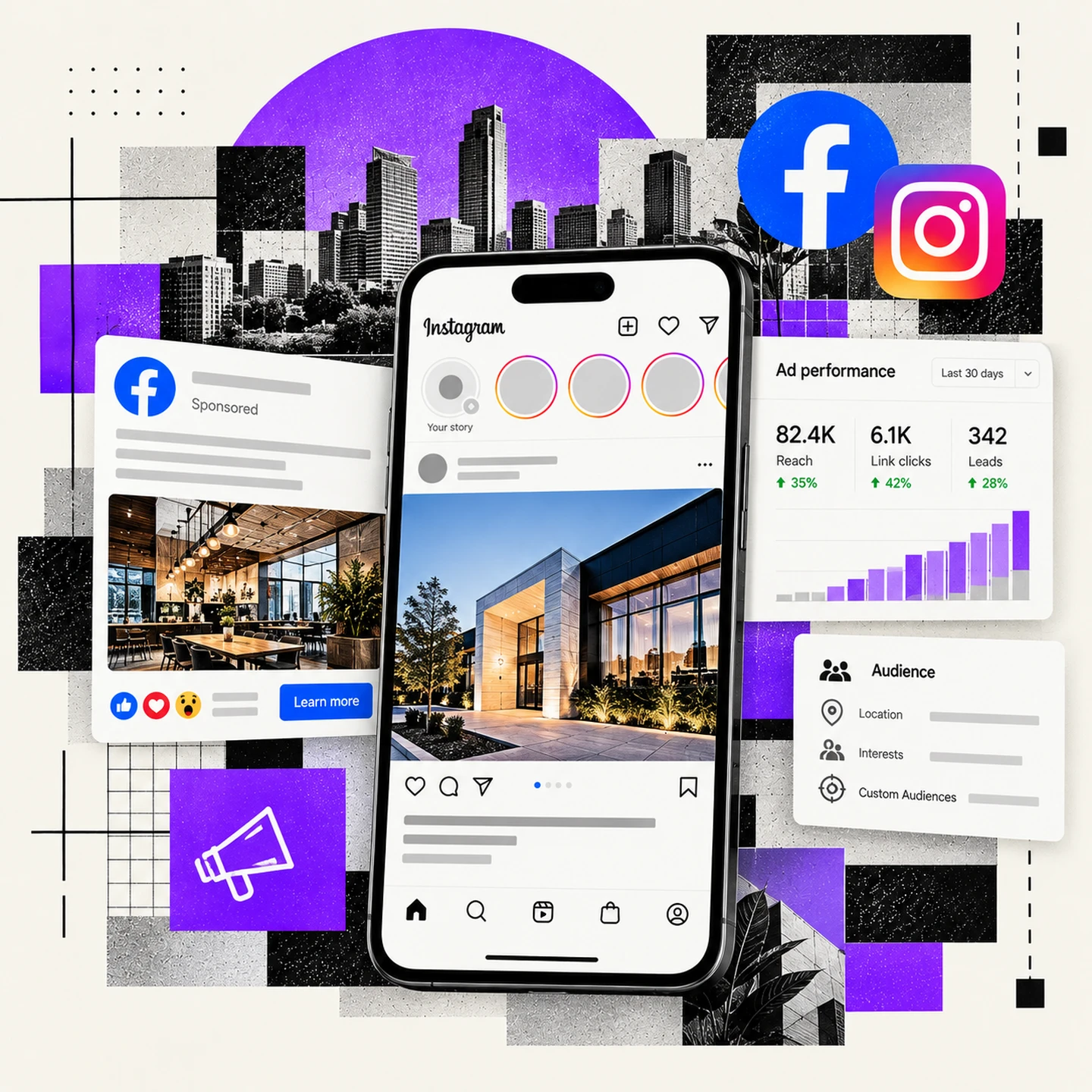 paid social media concept image