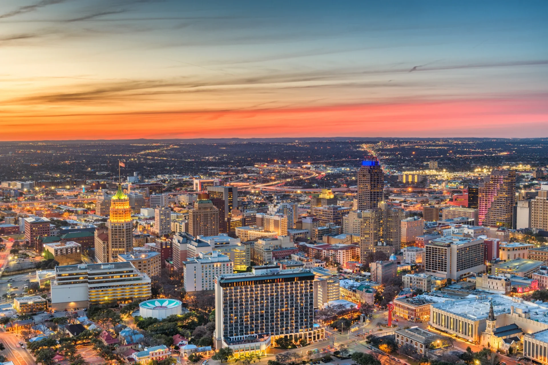skyline of san antonio texas